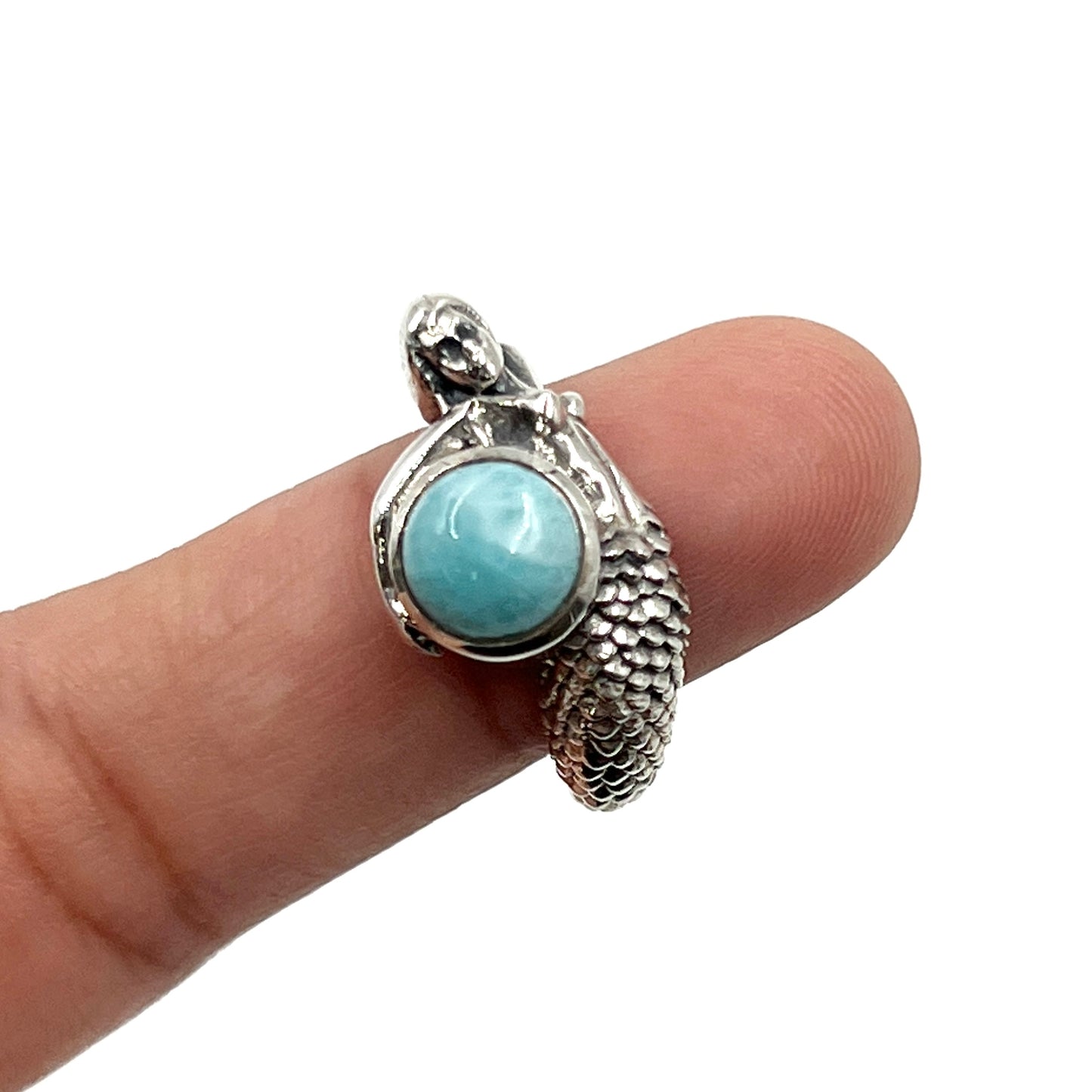 Larimar Mermaid Ring