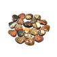 Polychrome Jasper Hearts