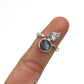 Leaf Labradorite Ring