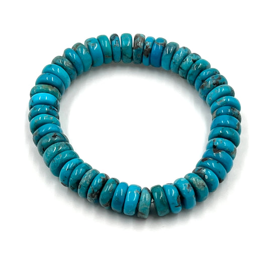 Kingman Turquoise Beaded Bracelets