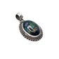 Sterling Silver Azurite & Malachite Pendants