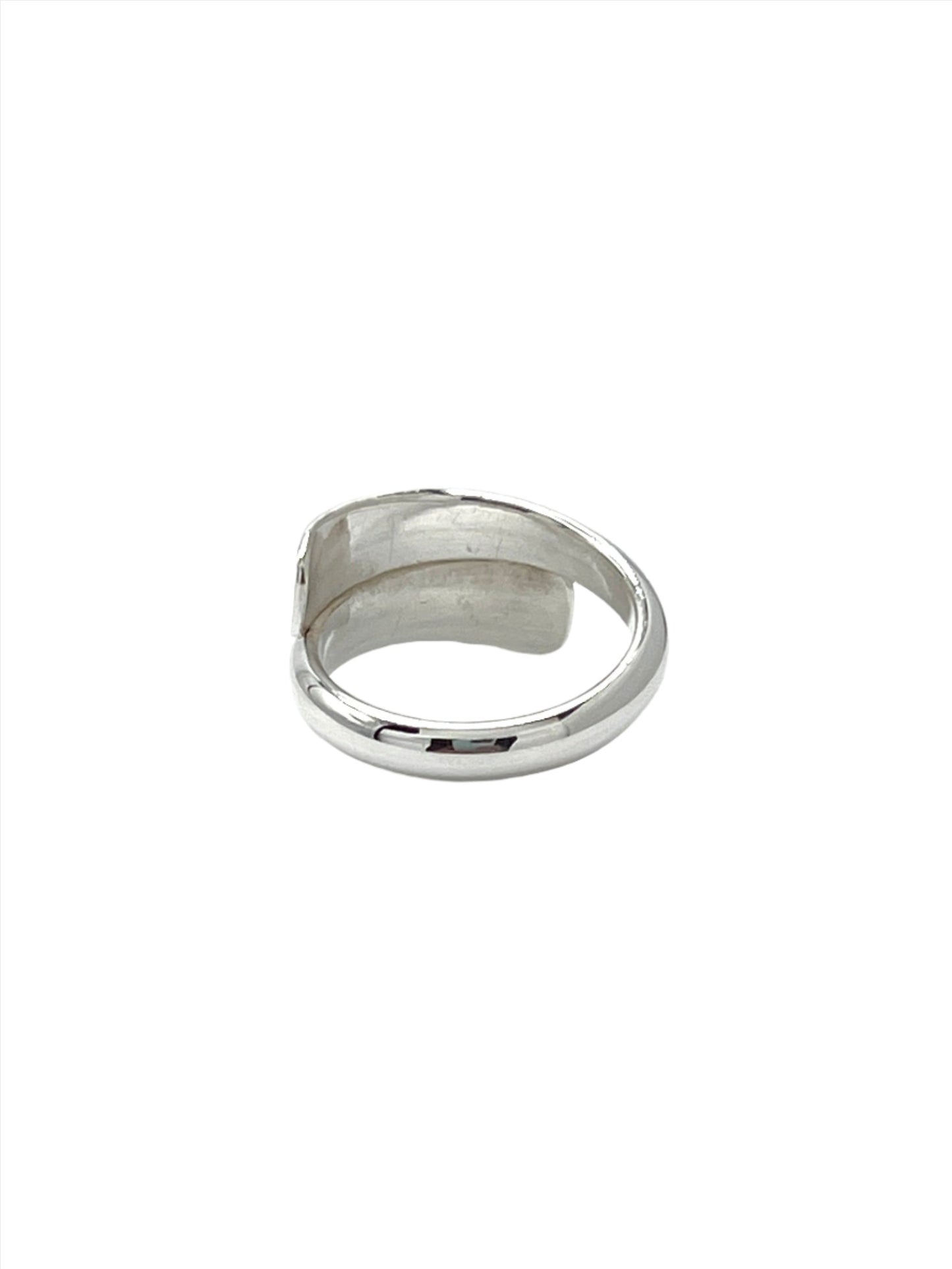 Sterling Silver Hammered Wrap Ring