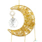Crystal Crescent Moon Sun Catcher