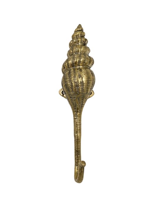 Bronze Spiral Shell Wall Hook