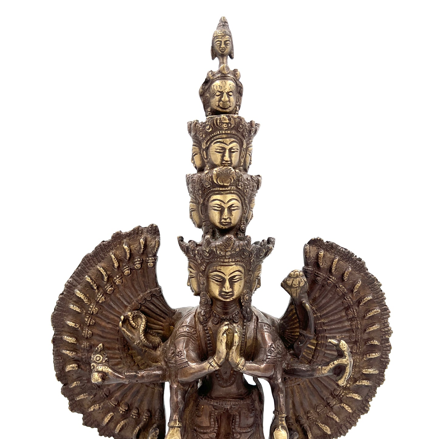 Hand Finished Brass Avalokitesvara Statues