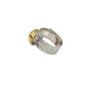 Silver Multi Metal Pearl Rings