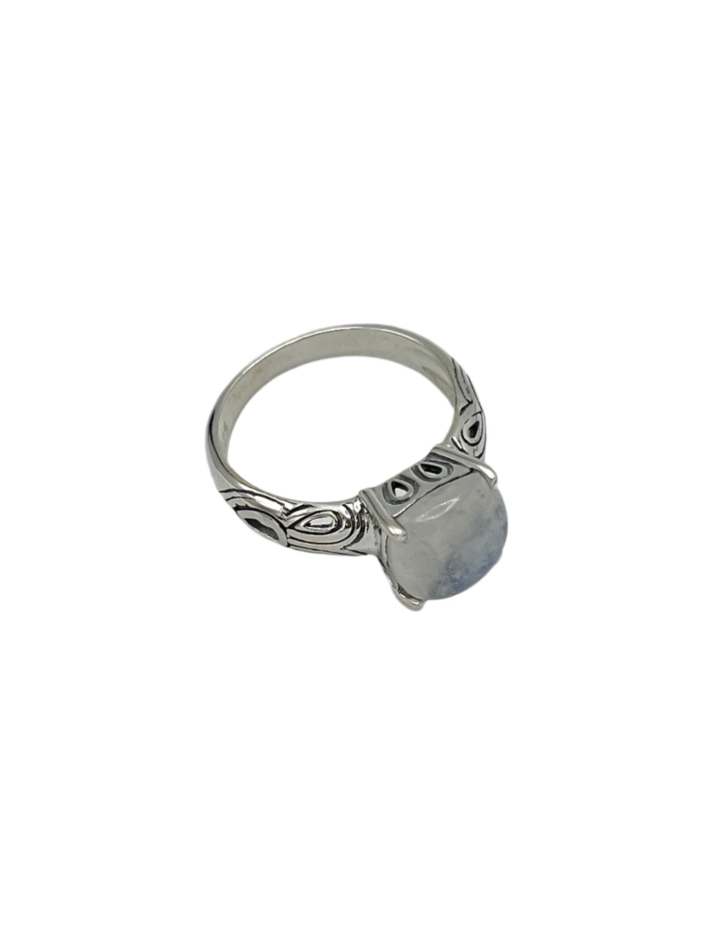 Sterling Silver Square Moonstone Ring