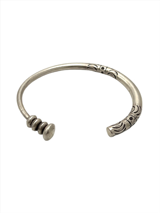 Sterling Silver Hilltribe Cuff Bracelet