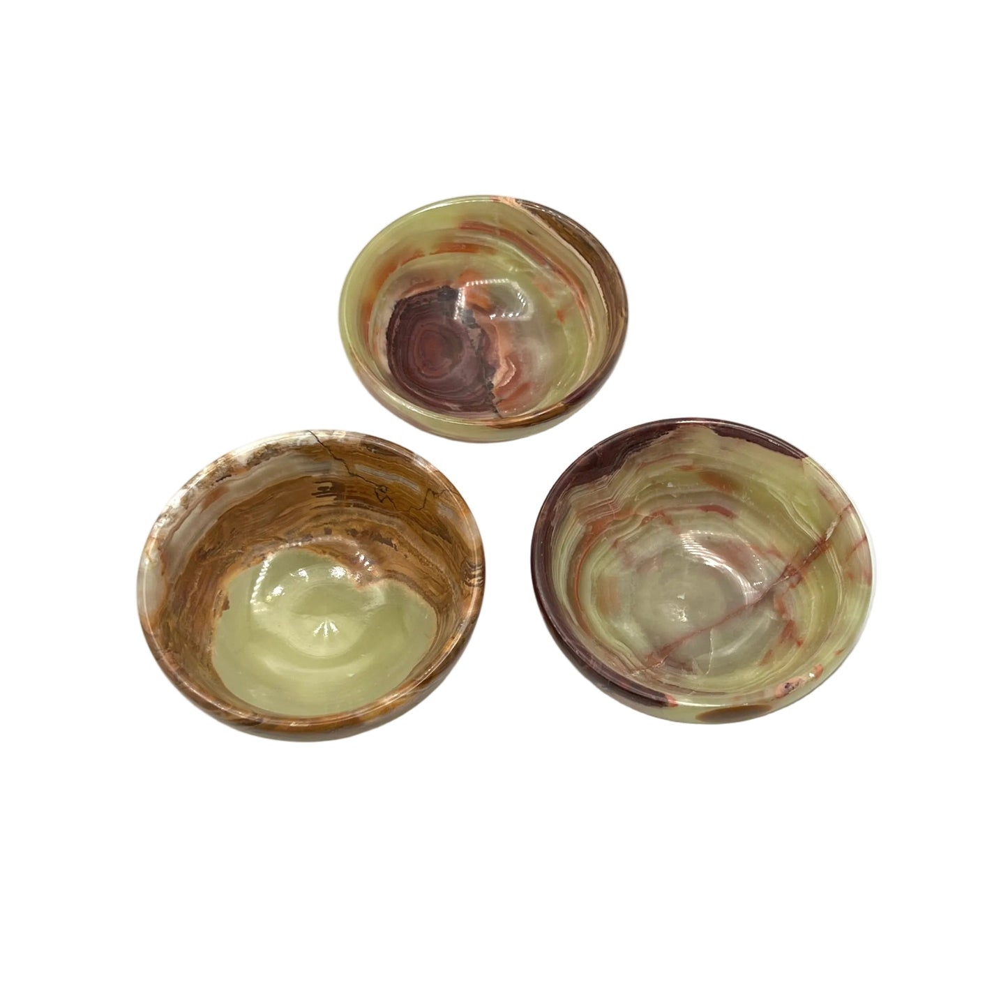 Carved Onyx Offering Bowls