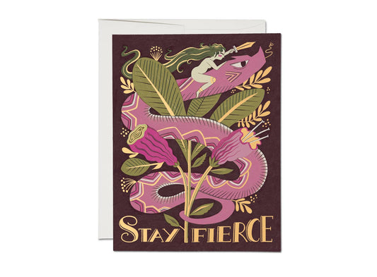 Fierce Snake Card