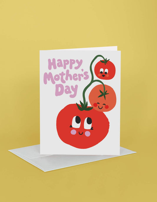 Tomato Family Mother's Day Greeting Card