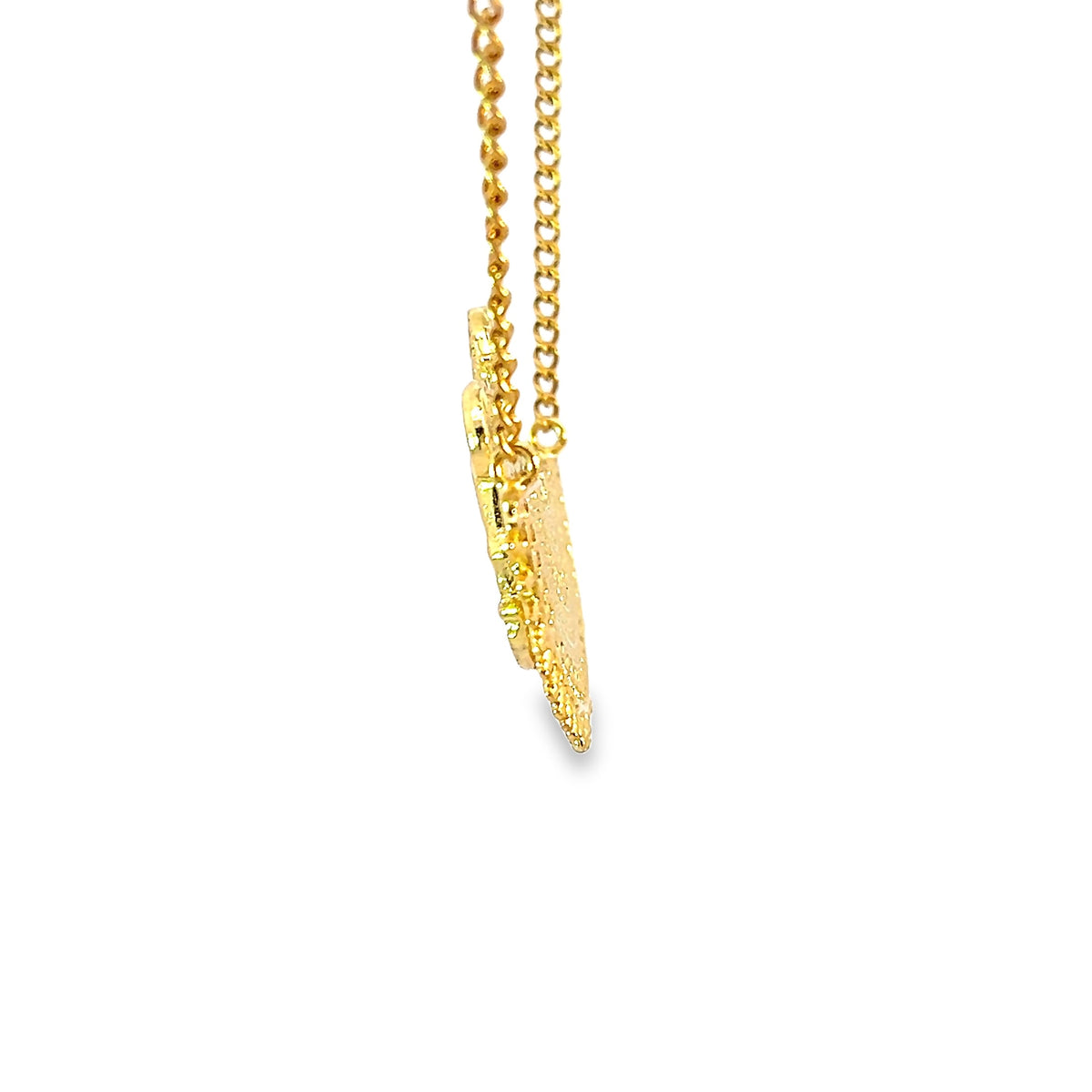 Gold Plated Egyptian Sphinx Charm Necklace
