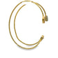 Gold Plated Pavé Evil Eye Cuff Bracelets