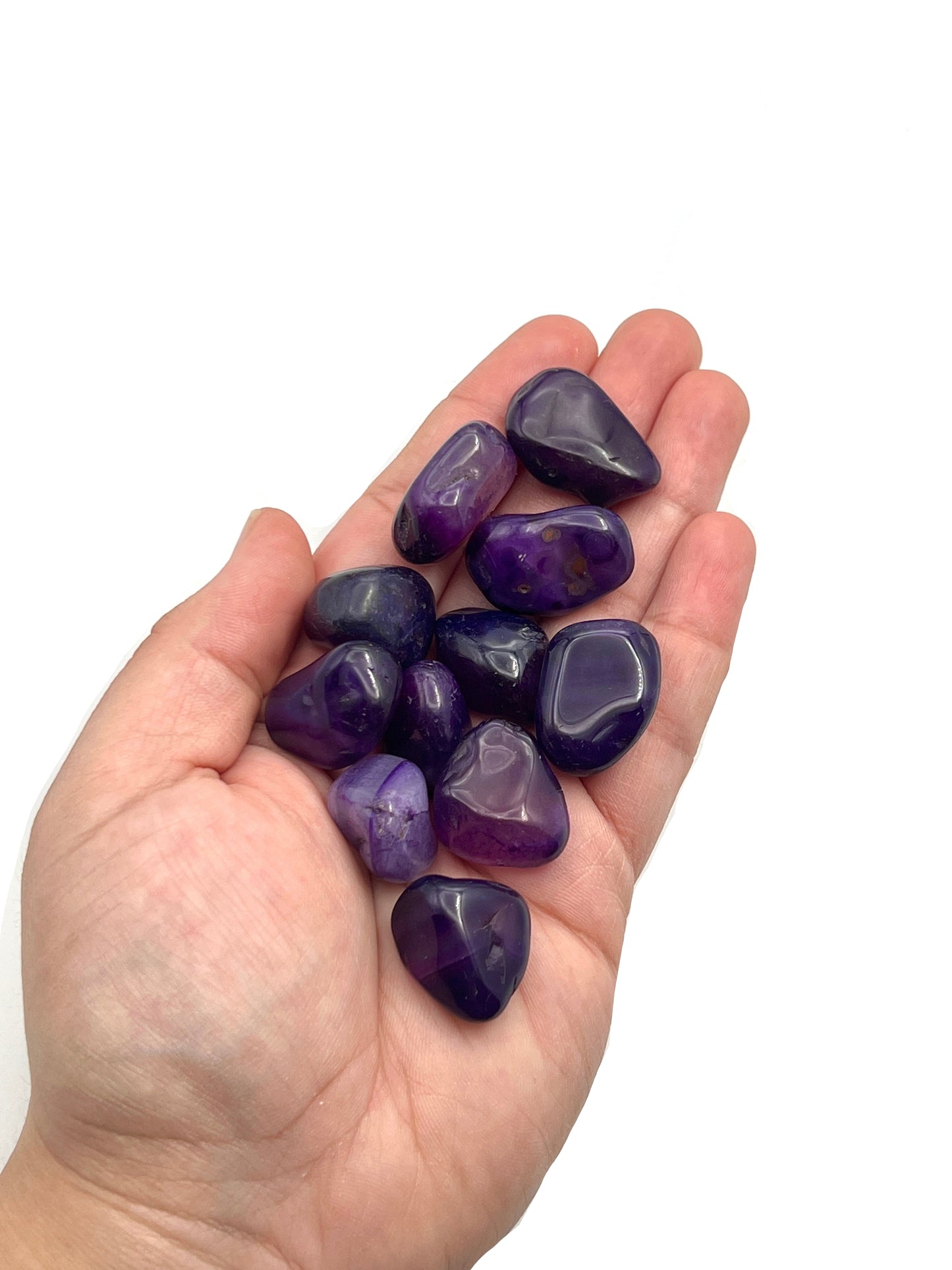 Purple Agate Tumbles