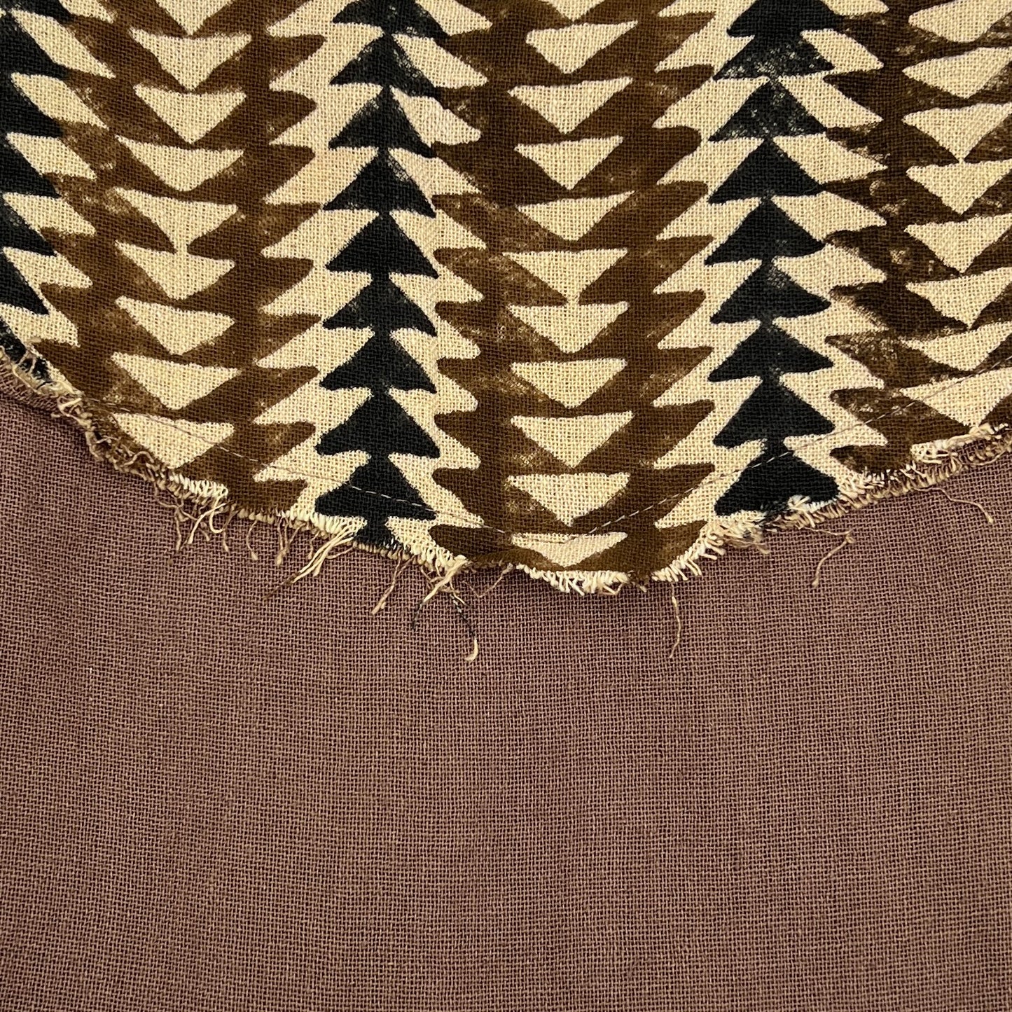 Desert Rose Block Print Maxi Skirt