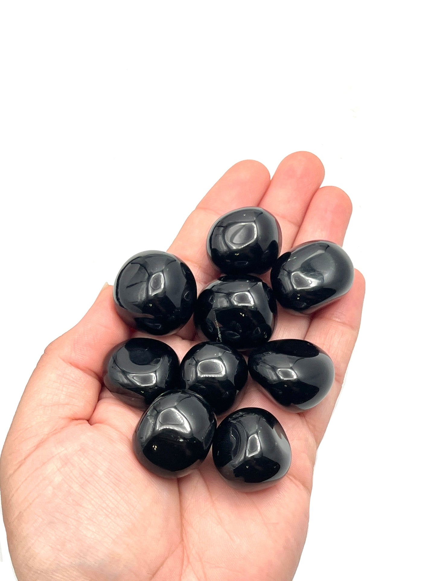 Black Obsidian Tumbles