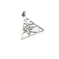 Silver Eye of Horus Pyramid Pendant