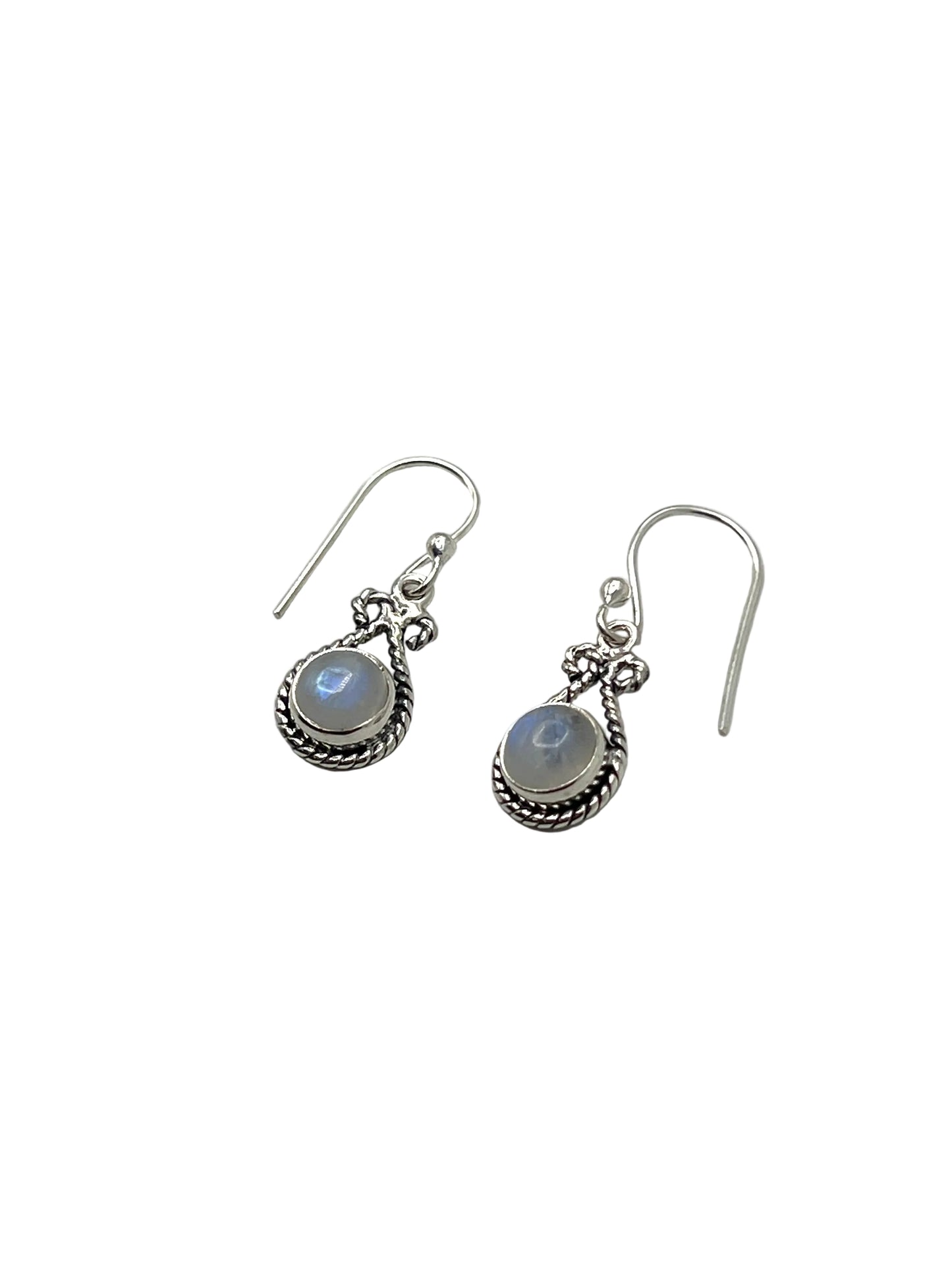 Braided Gemstone Earrings