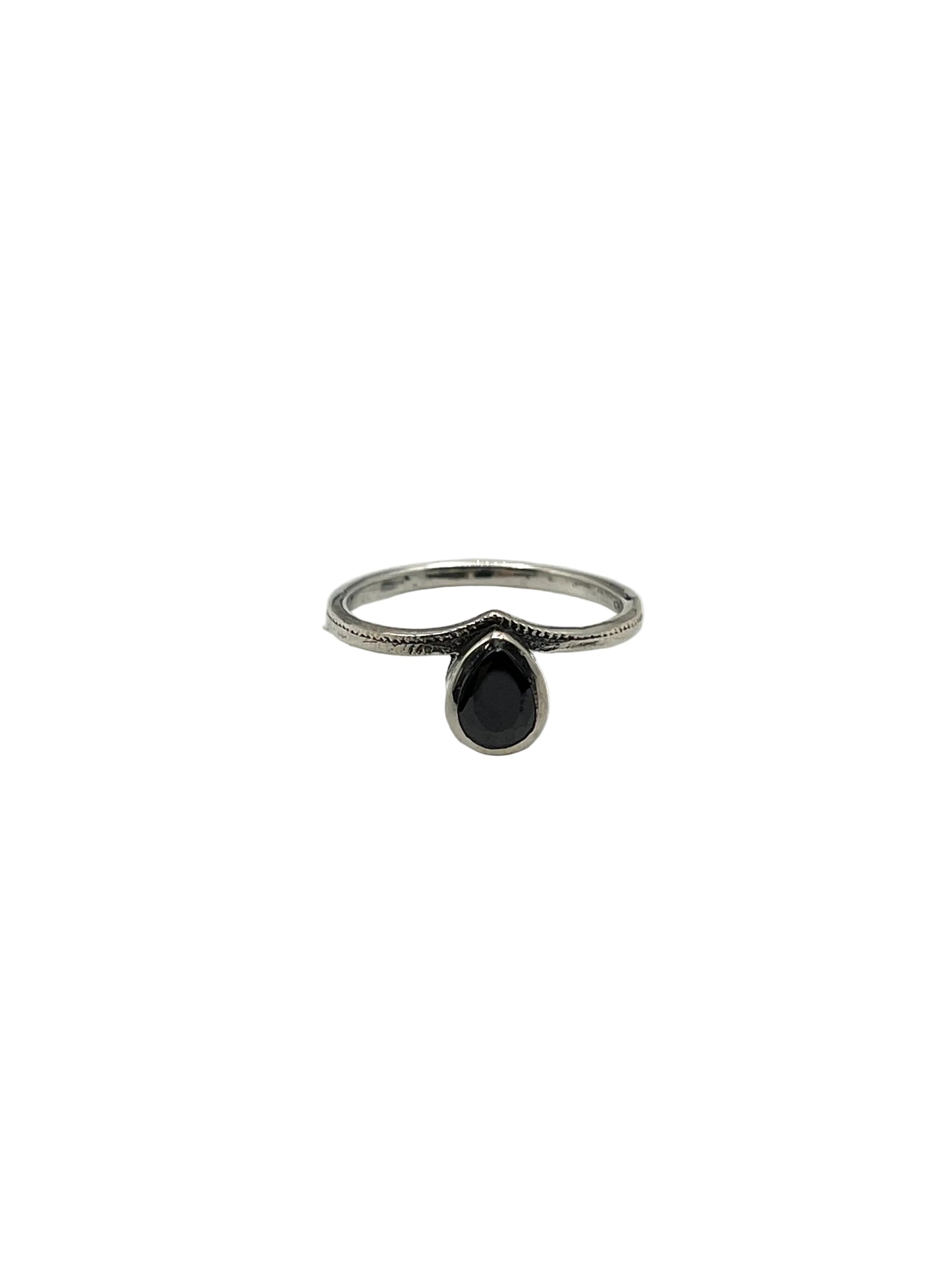 Teardrop Gemstone Rings