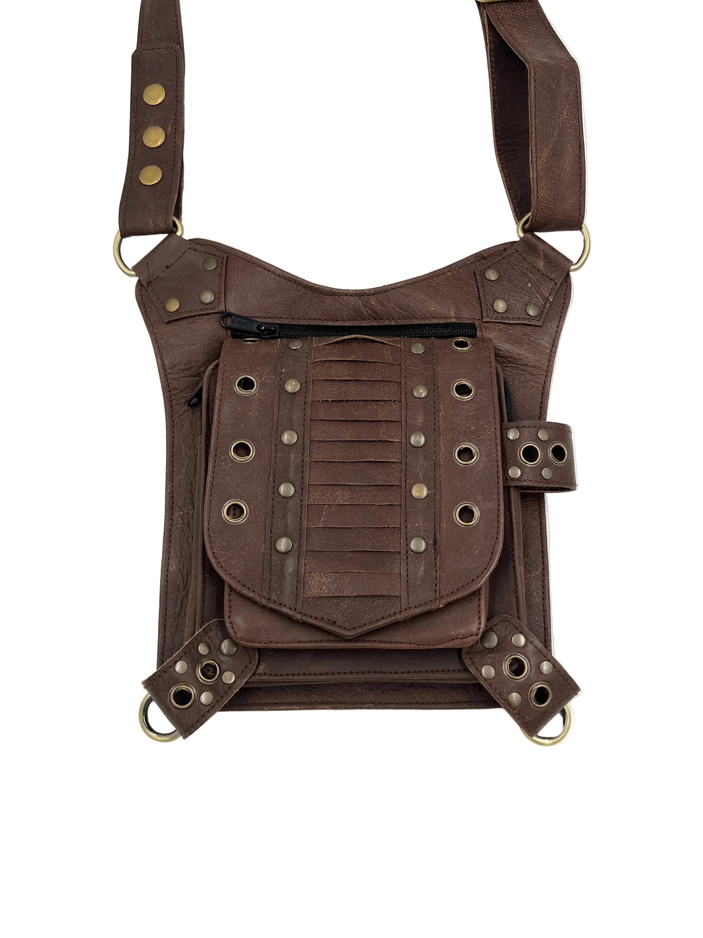 Festival Leather Waist/Thigh Holster Bag