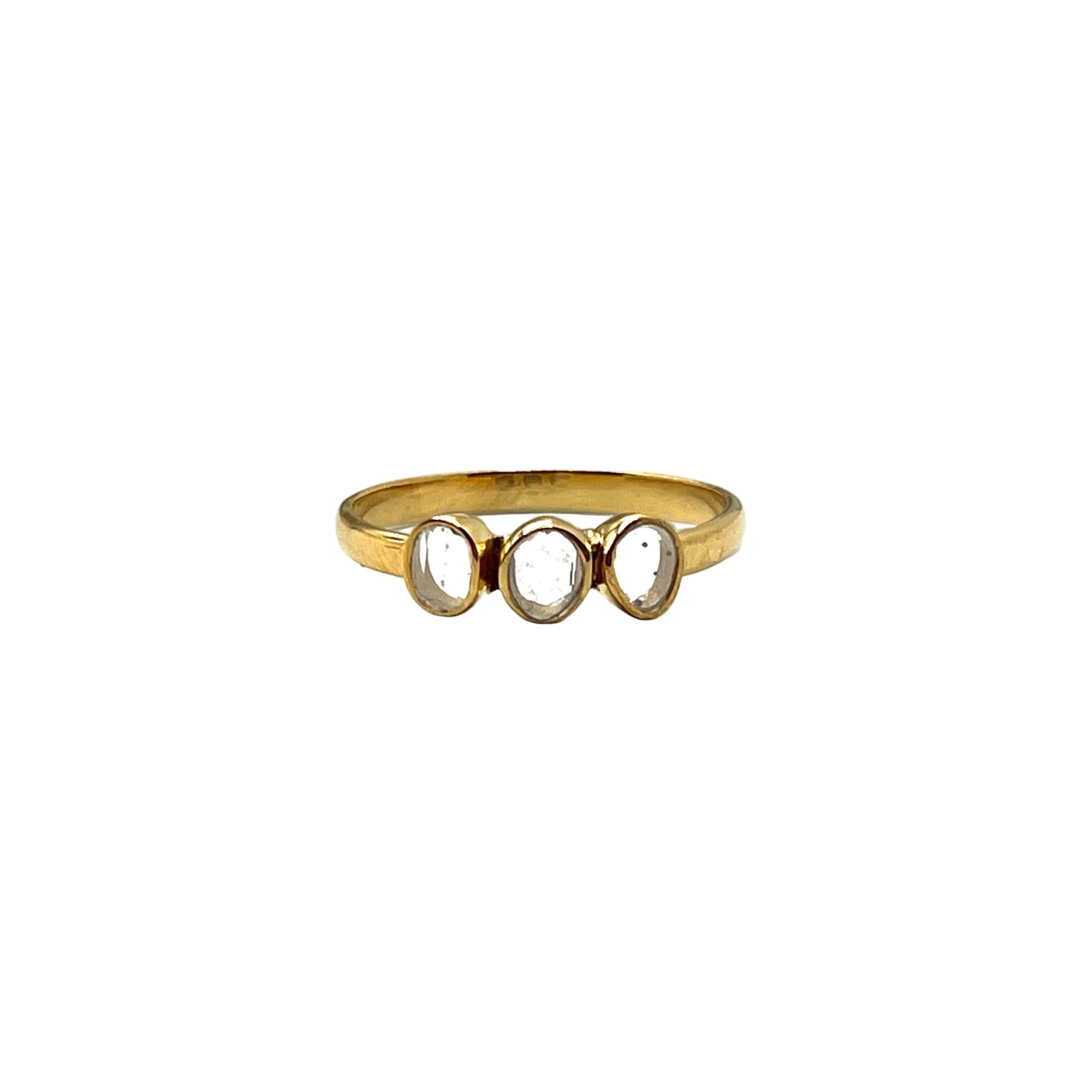 Tri Polki Diamond Ring
