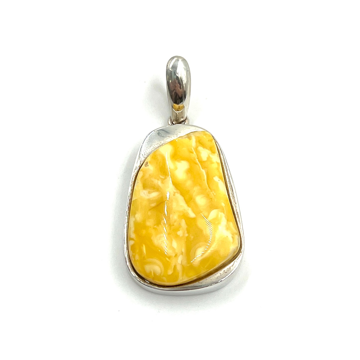 Butterscotch Amber Freeform Pendants