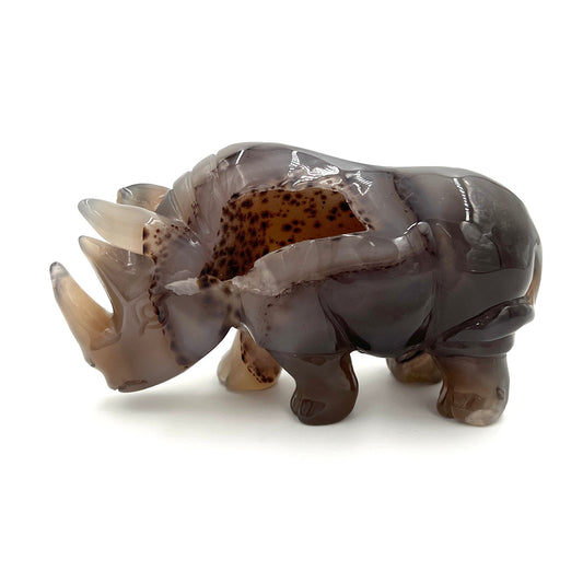 Agate Druzy Rhino