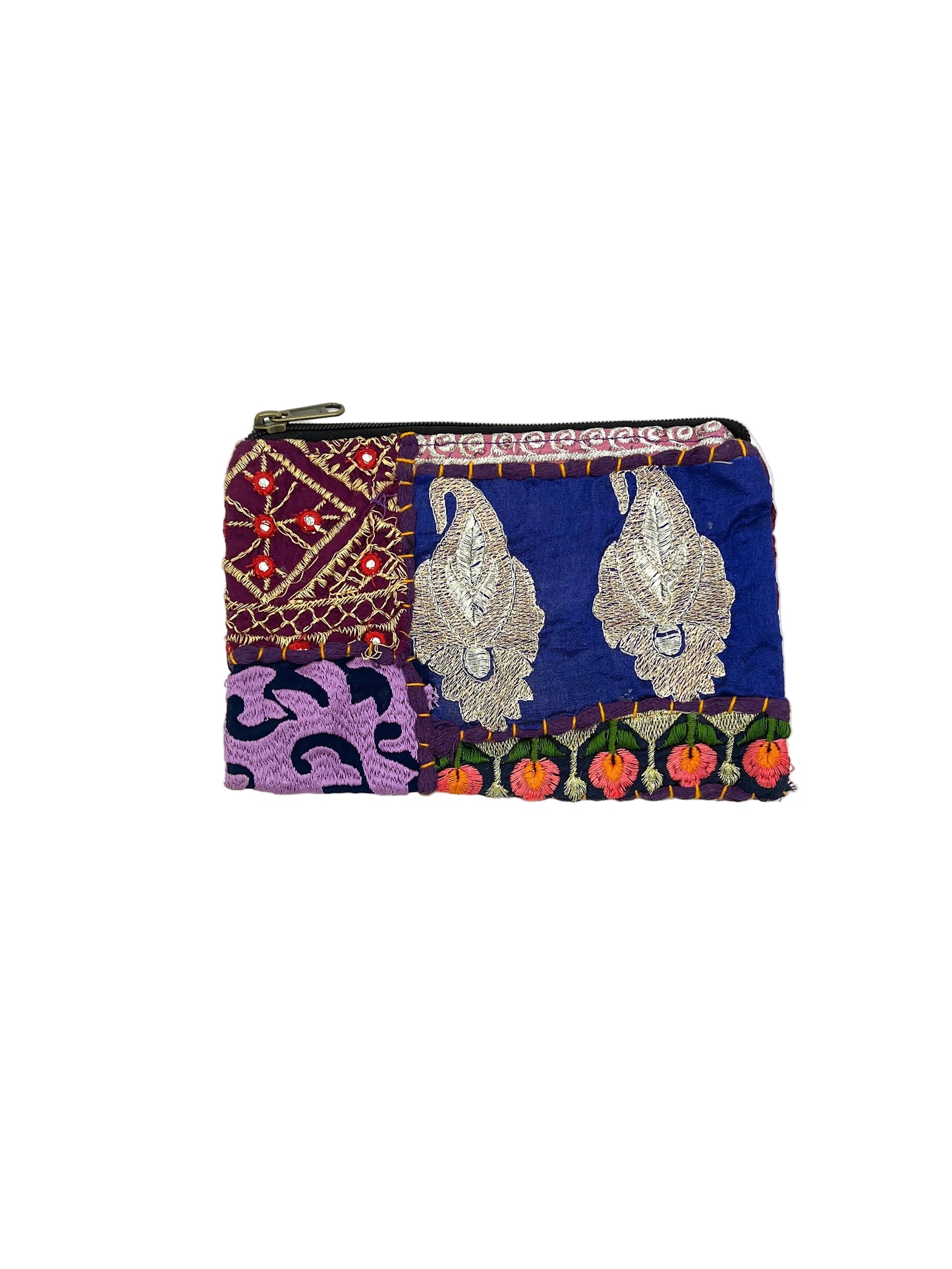 Embroidered Rajasthani Zipper Bag