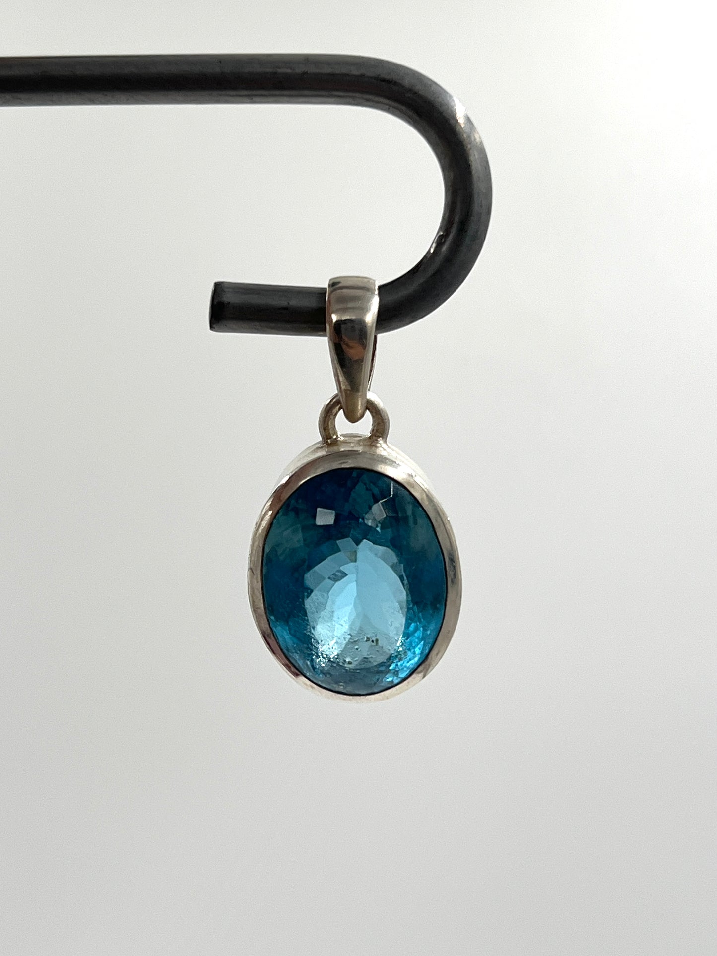 Swiss Blue Topaz Pendants