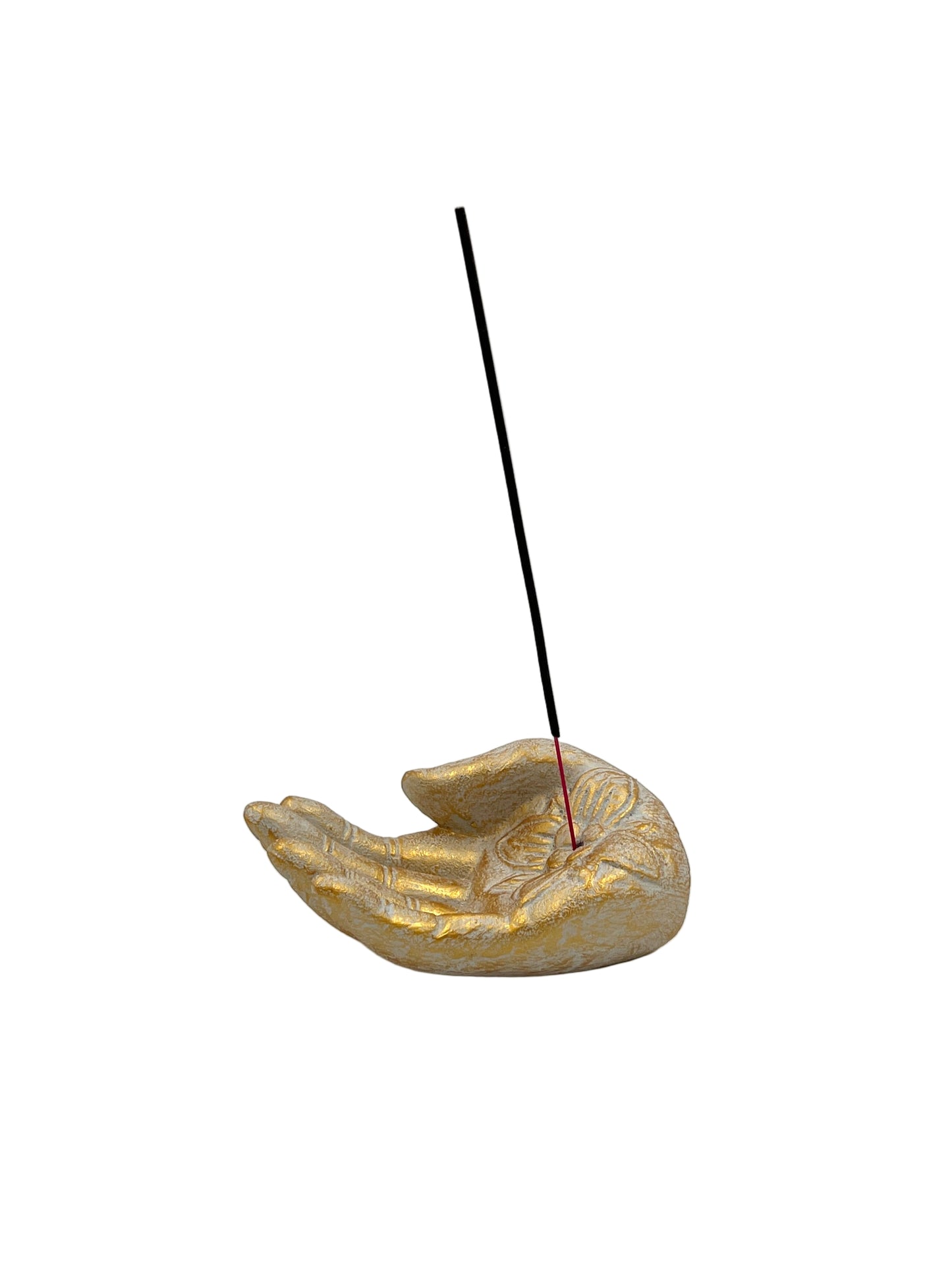 Resin Lotus Hand Incense Burner