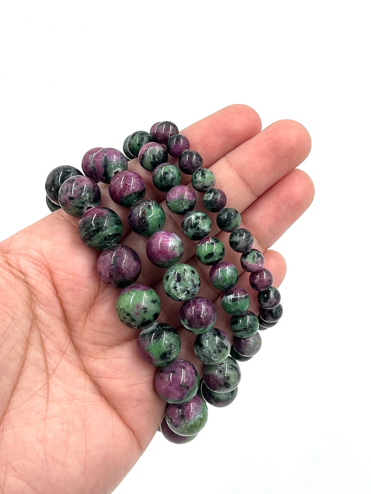 Ruby Fuchsite Beaded Bracelets