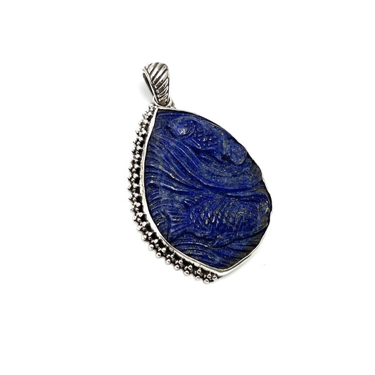 Lapis Lazuli Fish Pendants