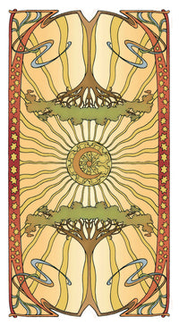 Golden Art Nouveau Tarot Deck