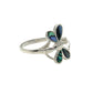 Sterling Silver Shell Dragonfly Ring