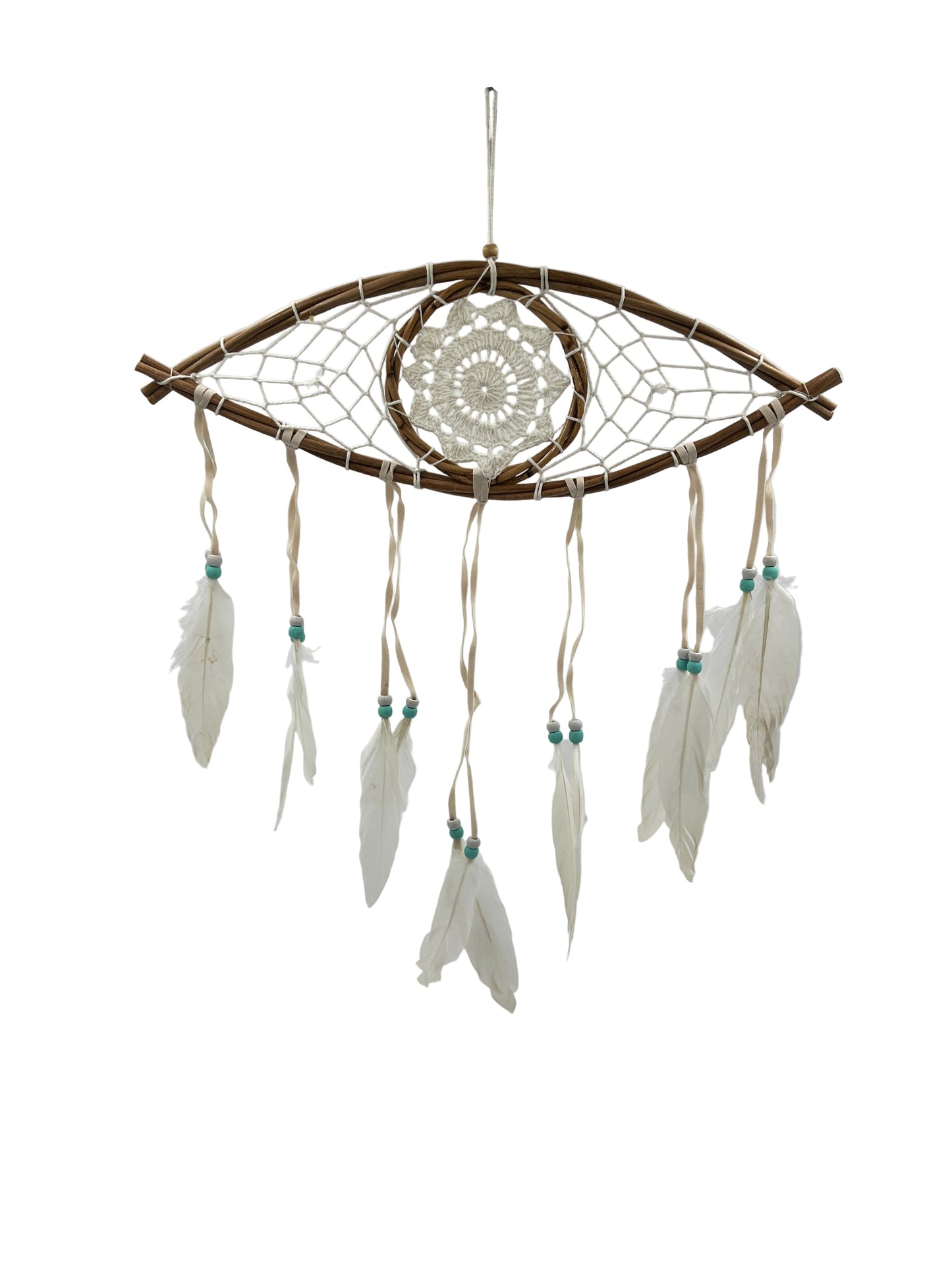 Evil Eye Feather Dream Catcher