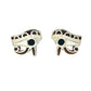 Silver Eye of Horus Studs