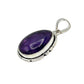 Sterling Silver Teardrop Amethyst Pendants