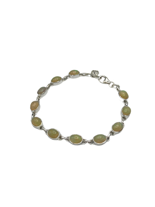 Sterling Silver Ethiopian Opal Bracelets