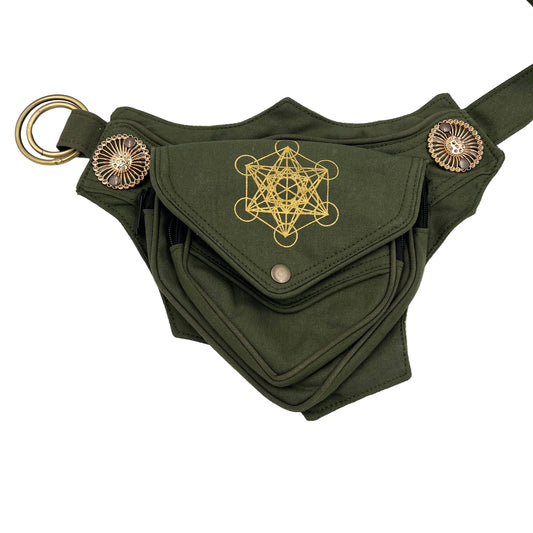 Metatron's Cube Festival Fanny Pack