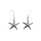 Sterling Silver Shell Starfish Earrings