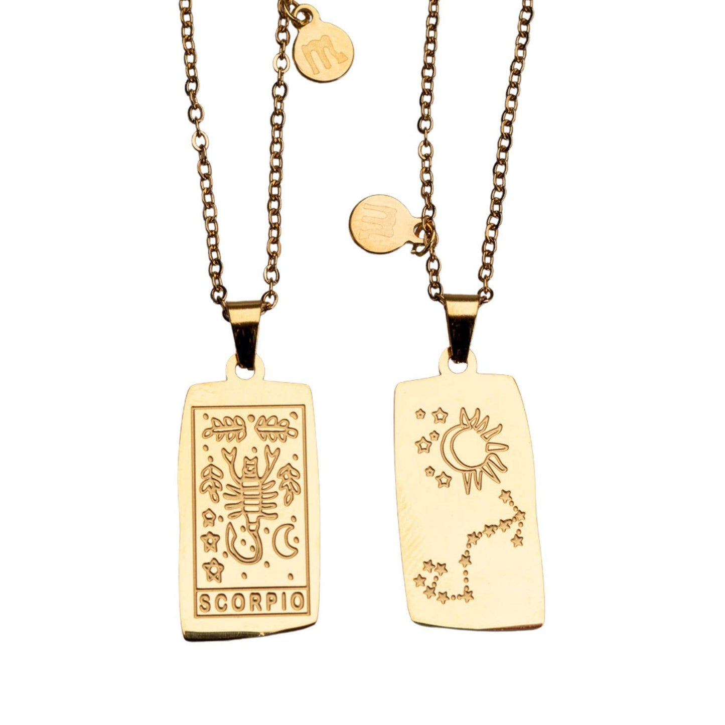 Zodiac Tarot Card & Astrology Necklace