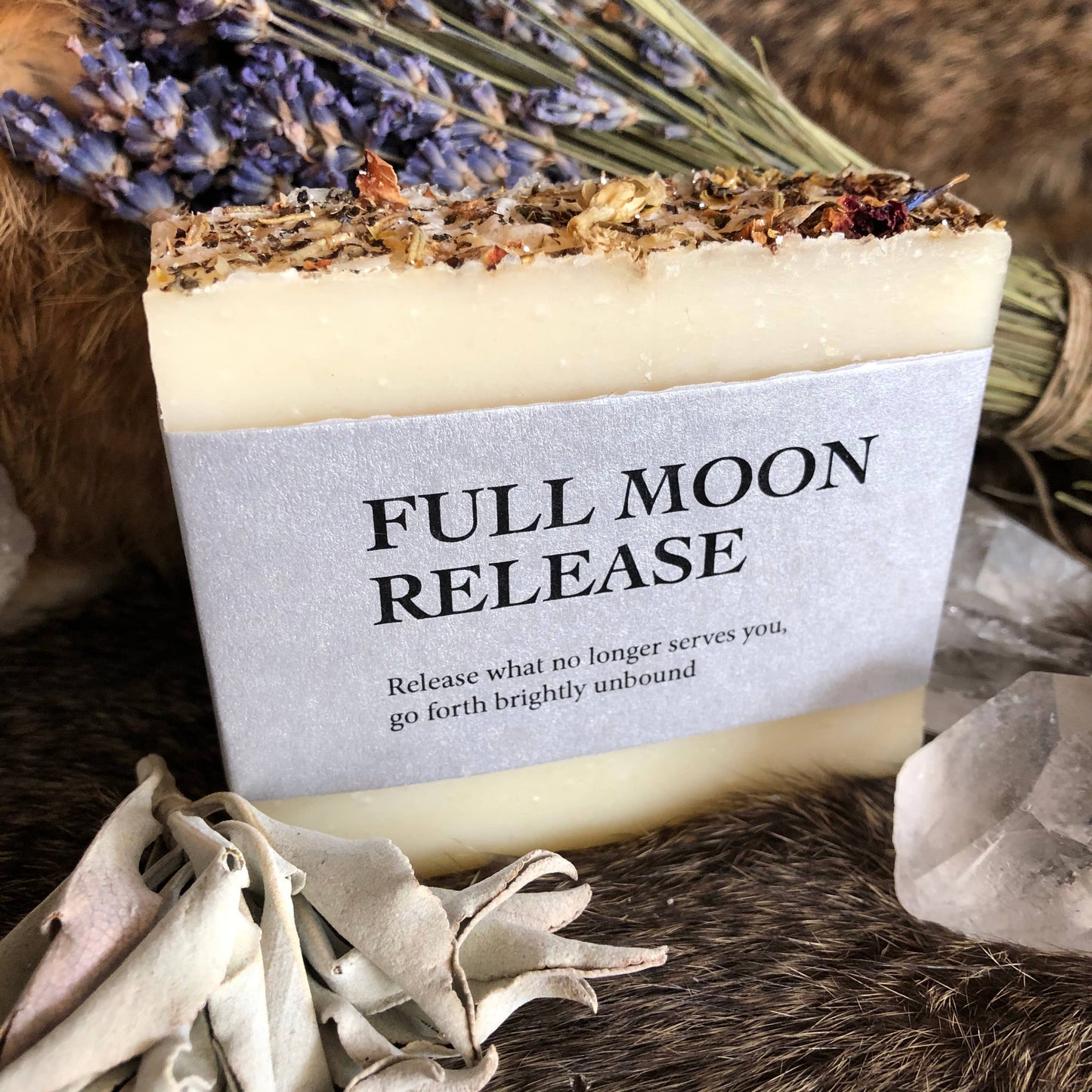 4oz Full Moon Release Goat's Milk Soap