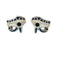 Silver Eye of Horus Studs