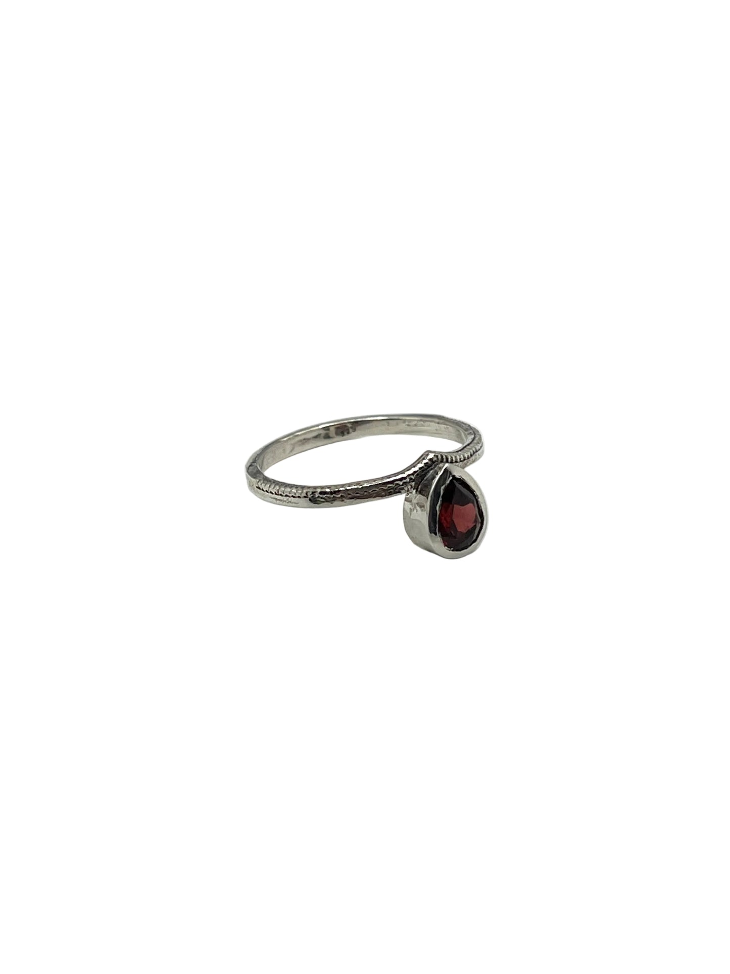 Teardrop Gemstone Rings
