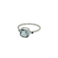 Faceted Square Gemstone Ring