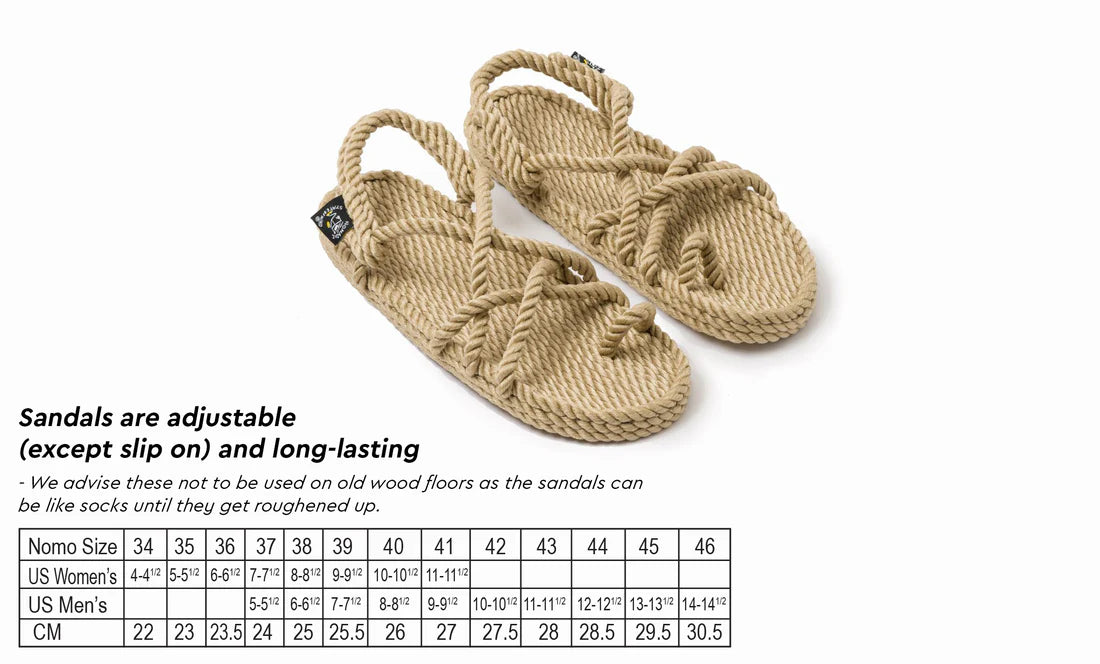 Rope Sandals - Mens & womens