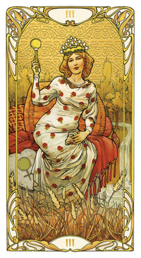 Golden Art Nouveau Tarot Deck