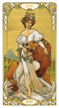 Golden Art Nouveau Tarot Deck