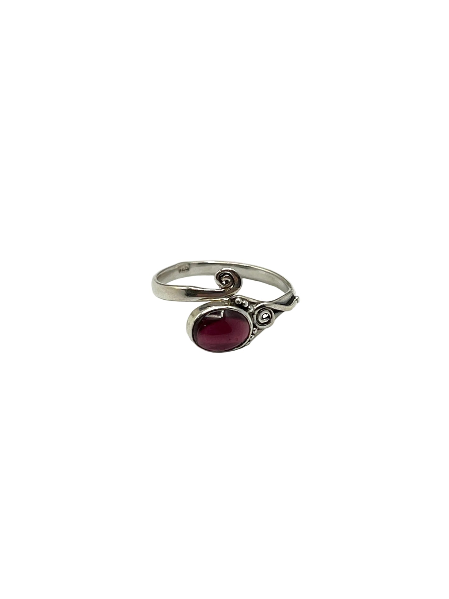 Swirl Gemstone Wrap Rings