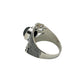 Sterling Silver Labradorite Shield Ring